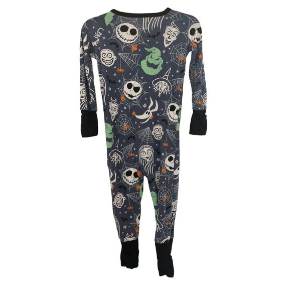 Little Sleepies Nightmare Before Christmas Jack and Crew Zippy 6-12m - Picture 3 of 4